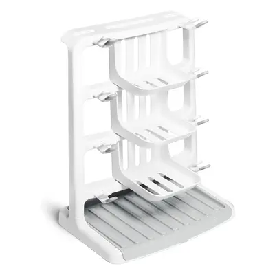 Munchkin Tidy Dry Space Saving Baby Bottle Drying Rack, White