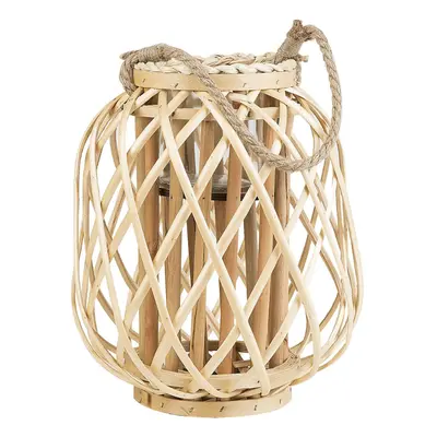 Lantern MAURITIUS Wood cm Natural