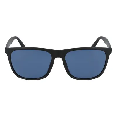 Calvin Klein Men's CK20520S Square Sunglasses Matte Black/Solid Blue