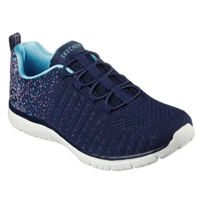 (8 UK, Navy/Blue) Skechers Womens/Ladies Virtue Trainers