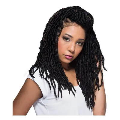 Bobbi Boss Synthetic Hair Crochet Braids African Roots Braid Collection Nu Locs 14" (4-PACK, 1B)