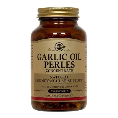 Solgar Garlic Oil Perles Natural Cardiovascular and Immune Support 250's