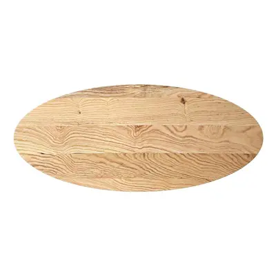 (natural, x x cm) vidaXL Table Top Light Brown 80x40x4 cm Solid Wood Oak Oval coffee table top