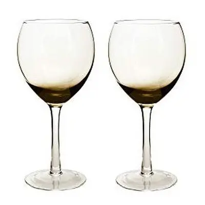 Denby Halo/Praline Glassware Red Wine Glass, 2-Pack