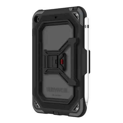 Griffin Survivor All Terrain Case for Apple iPad Mini - Black/Grey - GIPD-022-BKG