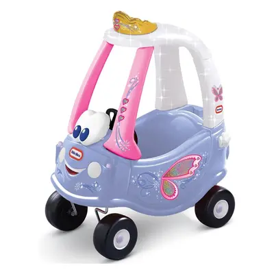 little tikes 173165E3 Fairy Cozy Coupe Car-Ride-On with Real Working Horn, Clicking Ignition Swi