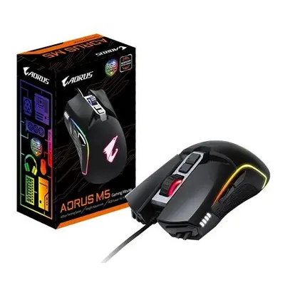 Gigabyte AORUS M5 16000Dpi Rgb Fusion Usb Wired Gaming Mouse AORUS M5