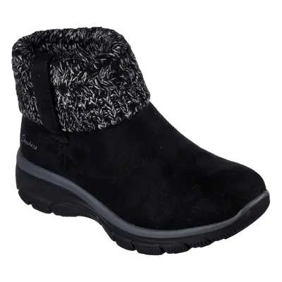 (3 UK, Black) Skechers Womens/Ladies Easy Going Cozy Weather Ankle Boots