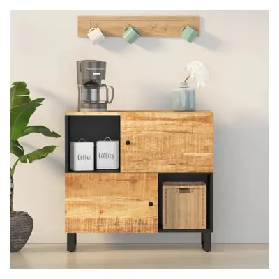 vidaXL Sideboard with Doors 80x33x75 cm Solid Wood Mango