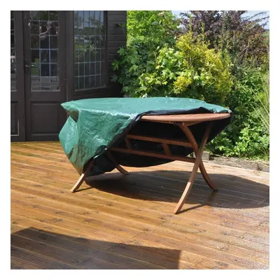 Kingfisher Medium Oval Waterproof Patio Set Cover for Garden Furniture Table & Chairs