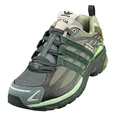 (9.5) adidas Adistar Cushion Sftm Mens Fashion Trainers in Green Black