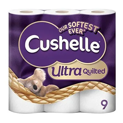 Cushelle Ultra Quilted Toilet Paper, Rolls