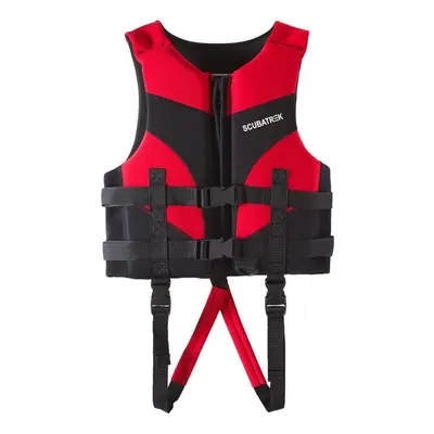 (Red, XL) Kids Life Jacket Children