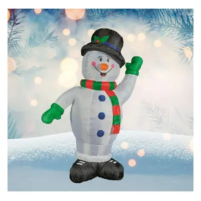 Inflatable Snowman Pre Lit LED Christmas Decoration 1.8M Festive