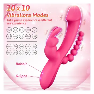 Vibrator Thrusting Dildo for Women - G Spot Clitoral Stimulator