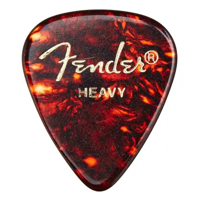 Fender Classic Celluloid Guitar Picks Shape Tortoise Shell Heavy 144-Pack