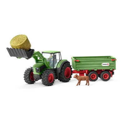 Schleich Farm World Tractor with Trailer