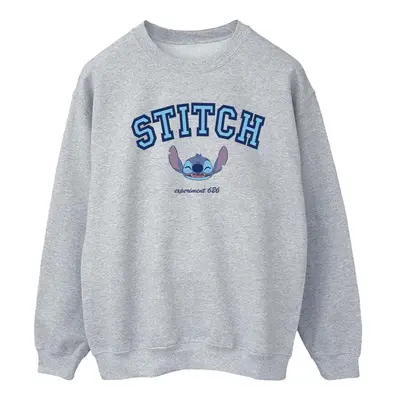 (S, Sports Grey) Disney Womens/Ladies Lilo And Stitch Collegial Sweatshirt