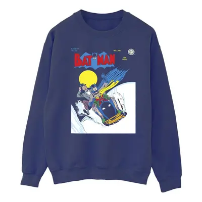 (S, Navy Blue) DC Comics Mens Batman Snow Mobile Sweatshirt