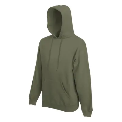 (2XL, Classic Olive) Fruit Of The Loom Mens Premium 70/30 Hooded Sweatshirt / Hoodie