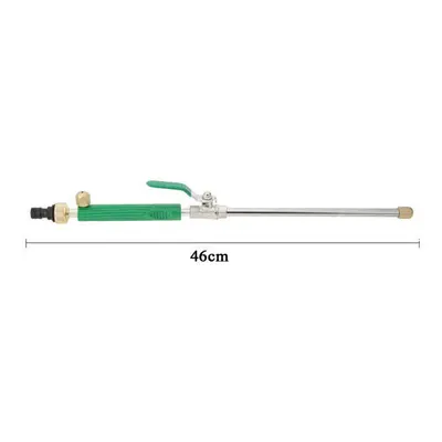 (Green) 46cm Car High Pressure Jet Garden Washer Hose Wand Nozzle Sprayer Watering Spray Sprinkl