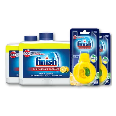 Dishwasher Freshener and Cleaner Multipack, Lemon, x Dishwasher Cleaners, x Dishwasher Freshener