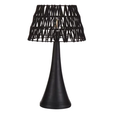 Table Lamp PELLEJAS Cotton Black