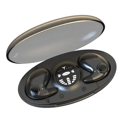 (Black) Sleeping BT Earphones Can Lie On The Side Ears Can Be Worn For A Long Time Without Pain 