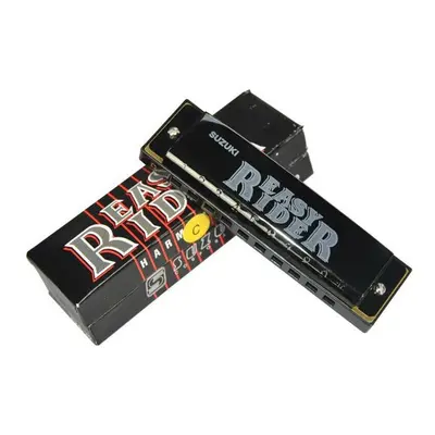 (Black) Easy Rider Holes C Key Diatonic Blues Harmonica