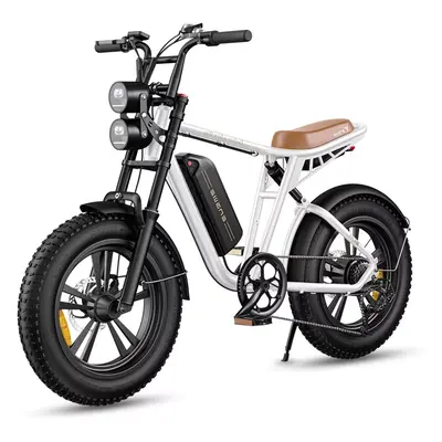 (White) ENGWE M20 20x4.0 Fat Tire Electric Bike 48V 13Ah