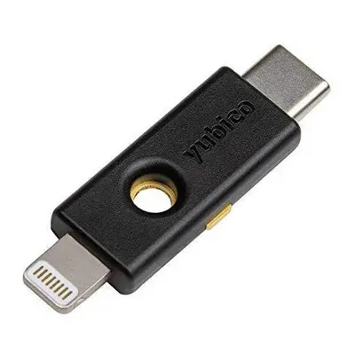 Yubico YubiKey 5Ci - Two Factor Authentication Android/PC/iPhone Security Key, Dual Connectors f