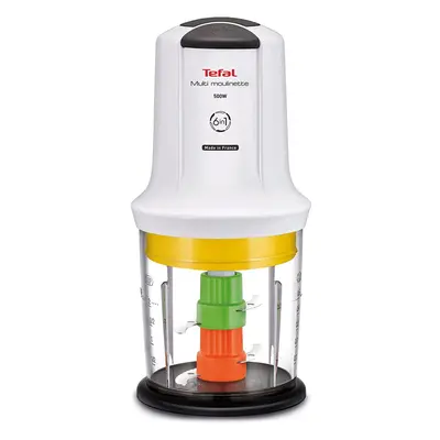 Tefal PPATE7231 6-in-1 Multi Moulenette Chopper Plastic White