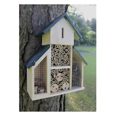 Insect Hotel Natural Insect House Garden Shelter Bug Nesting Habitat