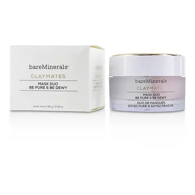 BareMinerals Claymates Be Pure & Be Dewy Mask Duo 58g/2.04oz