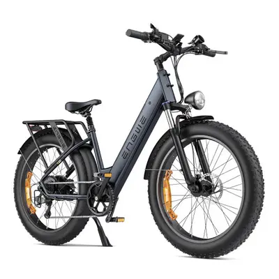 (Black) ENGWE E26 ST Electric Bike 26x4 Fat Tires 48V 16Ah