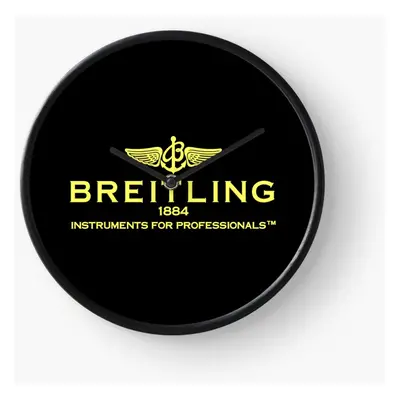 (Breitling Trending=6850) Wall Clock Inch Funny Mantel & Tabletop Art Decor for Home Bedroom Off