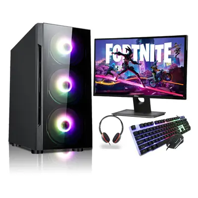 RGB Gaming PC Computer PC Bundle Intel Core i7 16GB 1TB GT730 Win