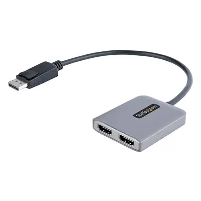 StarTech.com DP to Dual HDMI MST HUB - Dual HDMI 4K 60Hz - DisplayPort Multi Monitor Adapter wit