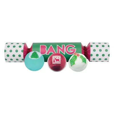 Bomb Cosmetics Bang Cracker Handmade Bath Blaster Gift Pack, Contains 3-Pieces, g Each [Contents