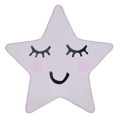 Kids Rug Star Print x cm Pink SIRIUS