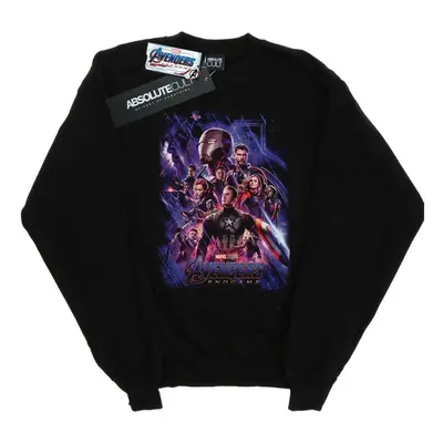 (M, Black) Marvel Mens Avengers Endgame Movie Poster Sweatshirt