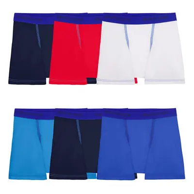 Fruit of the Loom boys Cotton Stretch Boxer Briefs Toddler - Pack A