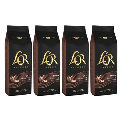 L'OR Espresso Forza Coffee Beans 500g Pack of