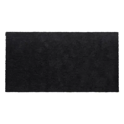 Shaggy Area Rug x cm Black DEMRE