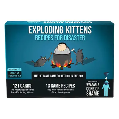 (Exploding Kittens Recipes for Disaster Deluxe Game Set by Exploding Kittens - Card Games for Ad