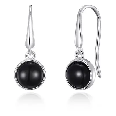 Black Onyx Drop Earrings