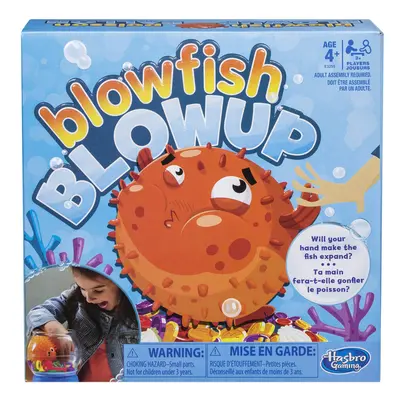 Hasbro Gaming Blowfish Blowup Game for Kids Ages and Up