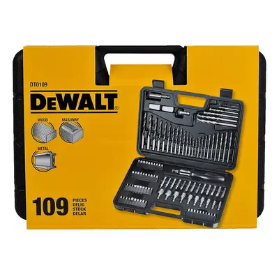 DeWalt DT0109 Screwdriver and Drillbit Set (109 Pieces)