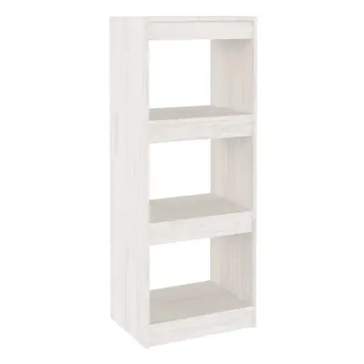 (white, x x 103.5 cm) vidaXL Book Cabinet/Room Divider Storage Book Rack Bookshelf Solid Wood Pi