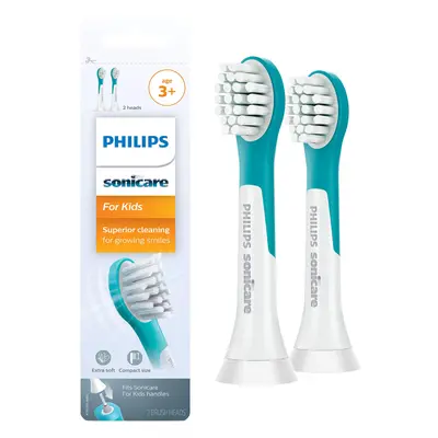 Philips Sonicare for Kids 3+ Genuine Replacement Toothbrush Heads B